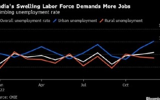 印度12月失业率升至8.3%，创16个月新高